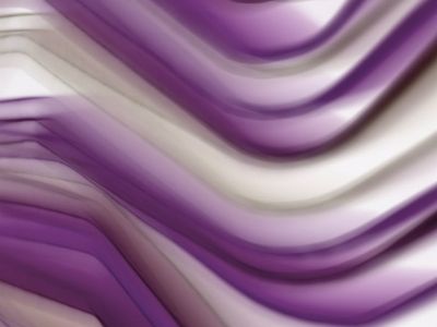 Smooth purple wave representing fluid motion without friction